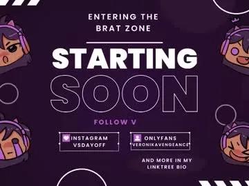 veronikavengeance — Get Naked and @Every 50 goals Squirt Show #Cumslut #Sloppy #Bigass #Bigtits #Toycontrol #Lush [100 tokens remaining]